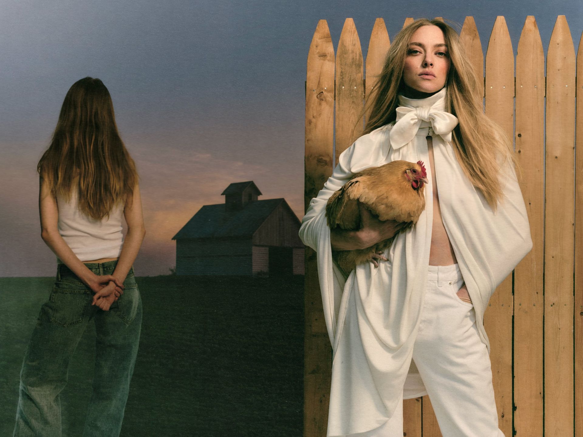 British GQ editorial featuring Amanda Seyfried photographed by Richie Talboy